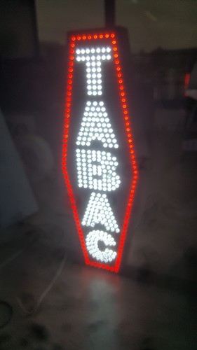 Enseigne lumineuse led carotte - enseigne,