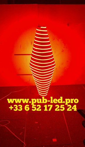 Enseigne lumineuse led carotte - enseigne,