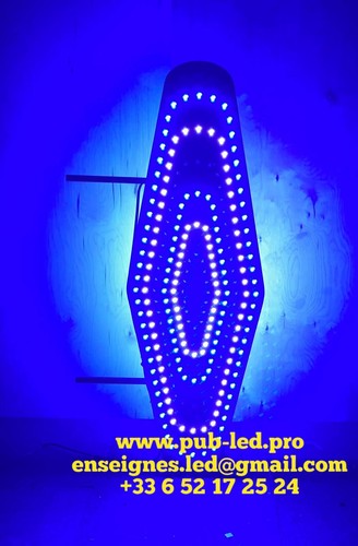 Enseigne led carotte - led, de